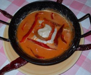 Receta de las gachas picantes