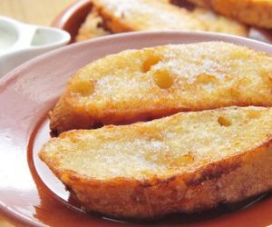Receta de torrijas